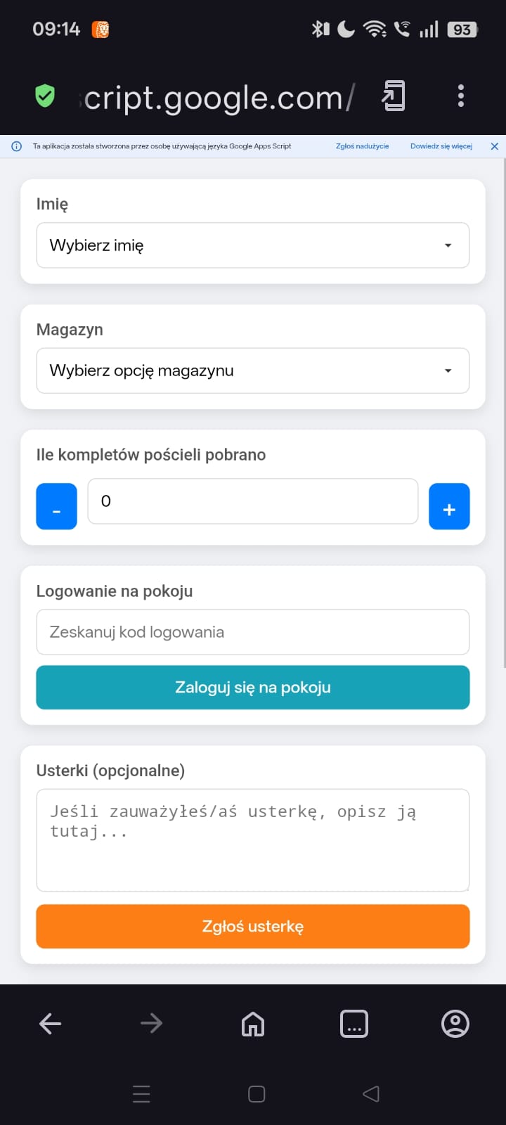 Pomocnik HK Interfejs